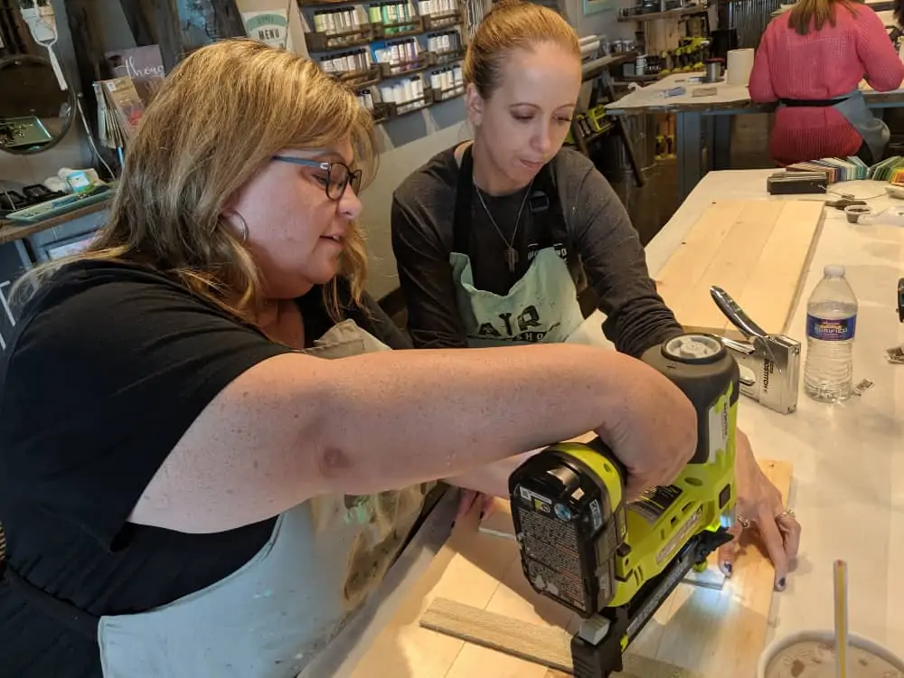 Terri getting help from Mandy