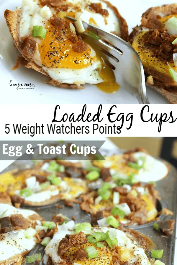 Loaded Egg Cups - 5 Weight Watchers SmartPoints