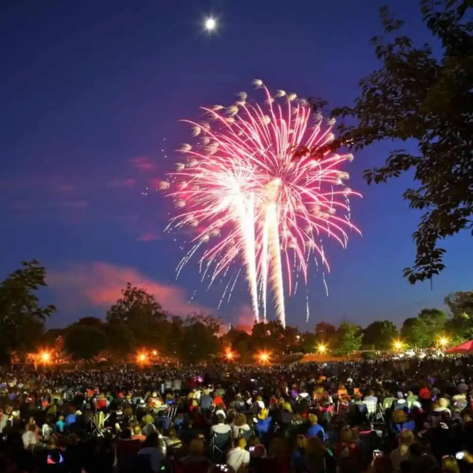 4th of July Fireworks Near Frederick Md