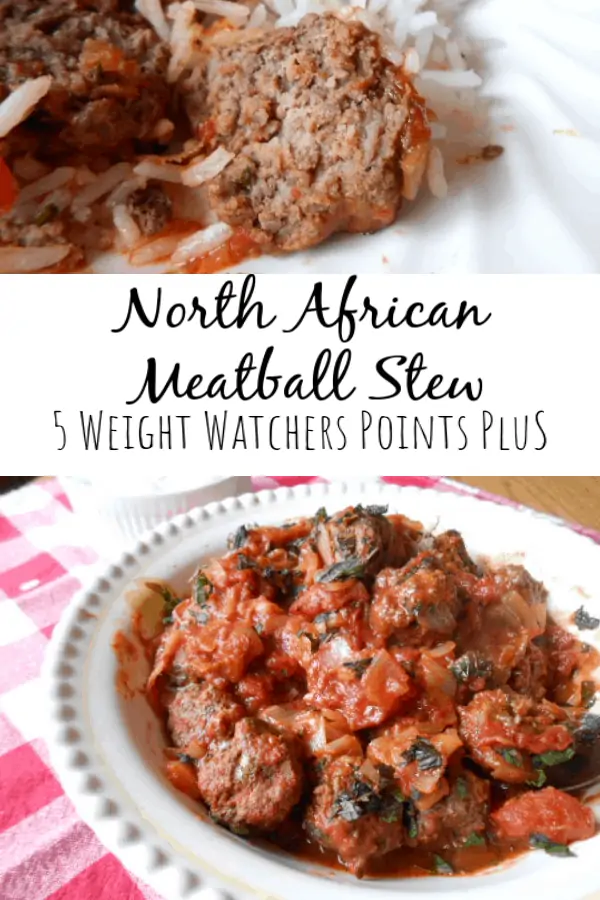North African Meatball Stew - 5 Weight Watchers Points Plus Value