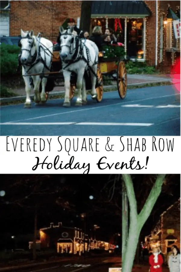 Everedy Square & Shab Row Frederick Md: Holiday Events