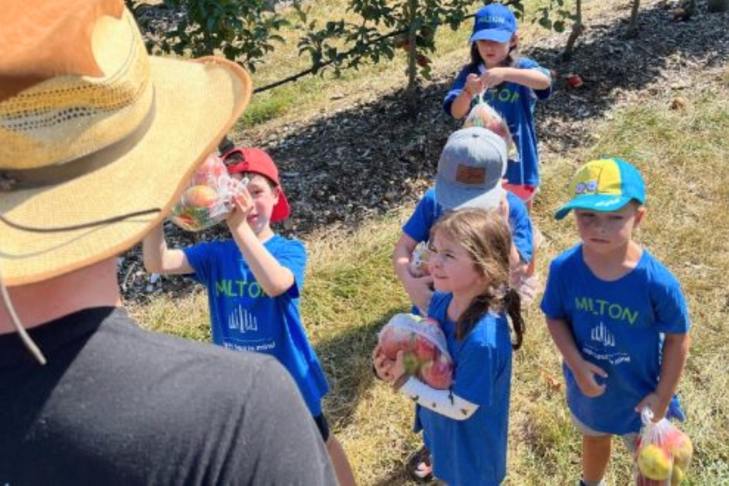 Apple picking at Doc Waters Cidery in Germantown, Maryland