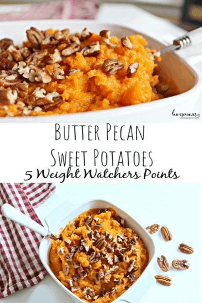 Butter Pecan Mashed Sweet Potatoes Recipe - 5 Weight Watchers Points ...