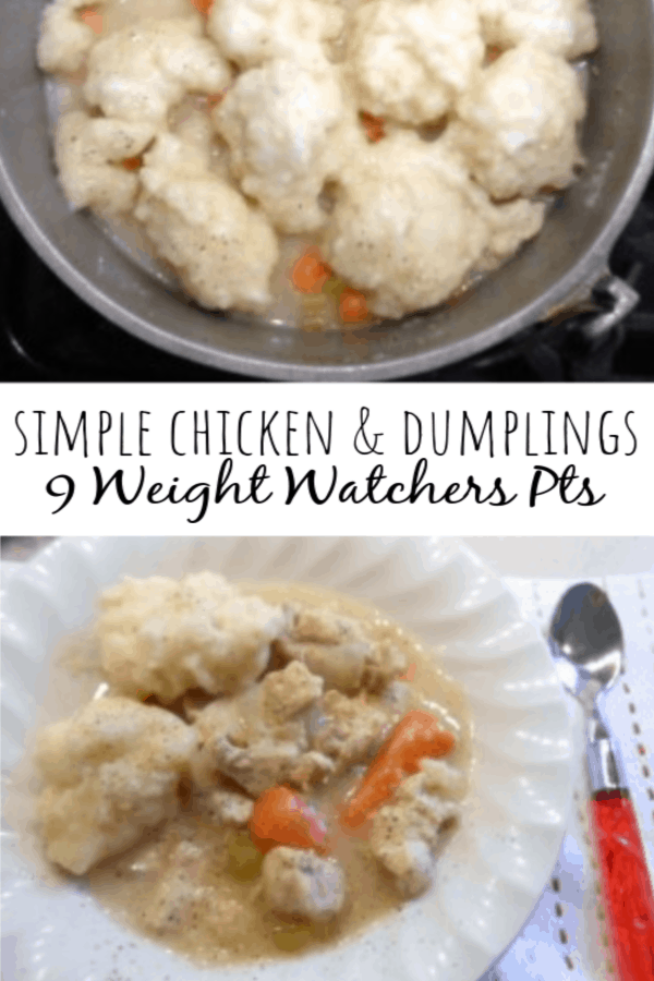 Simple Chicken & Dumplings - 9 Weight Watchers Points Plus Value