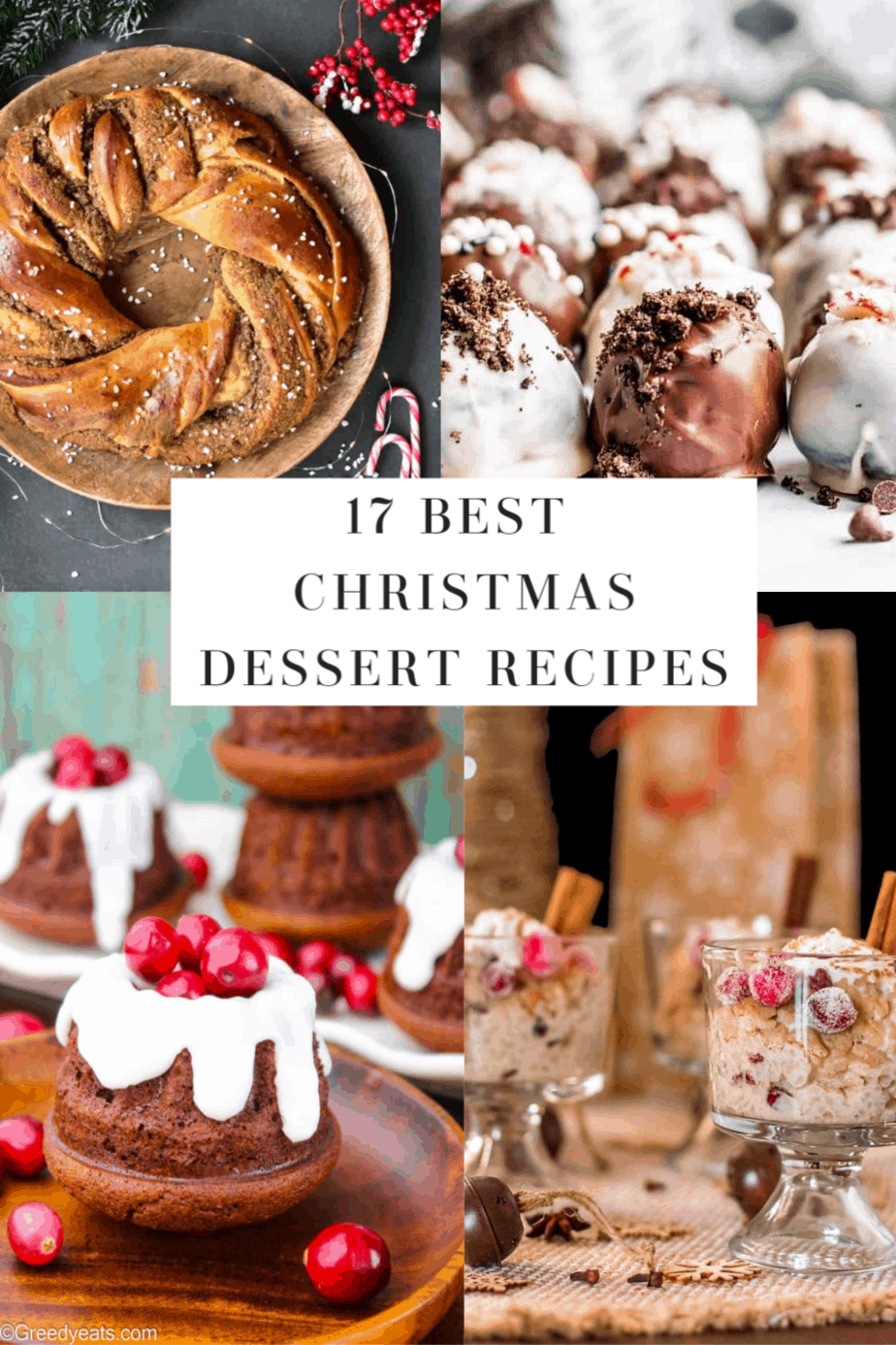 17 of the best Christmas Desserts for the Holidays