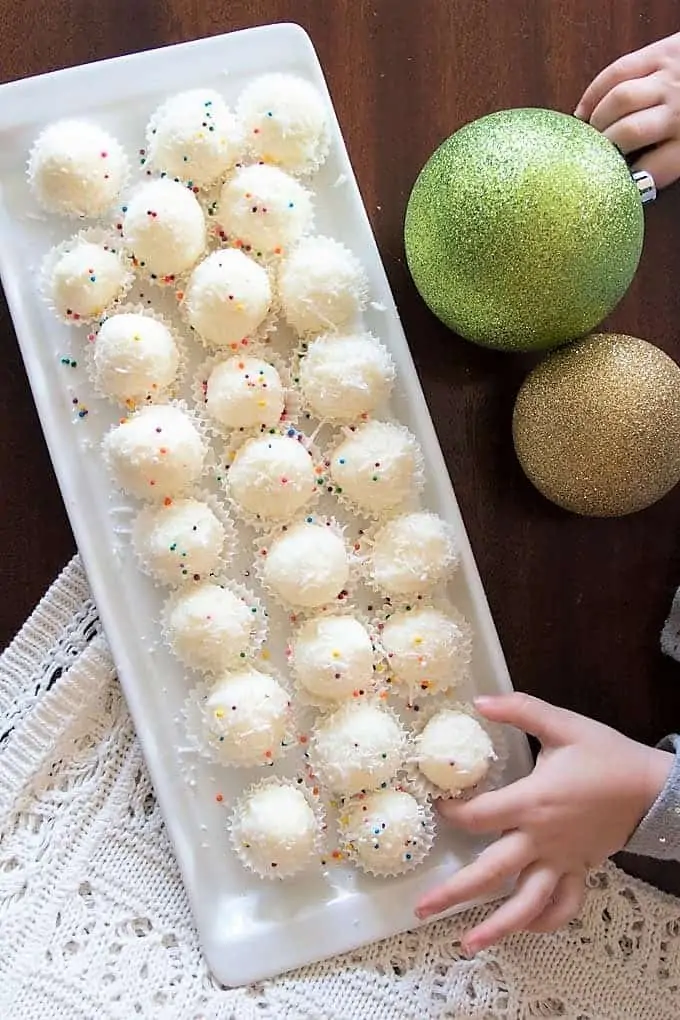 No Bake Coconut Balls