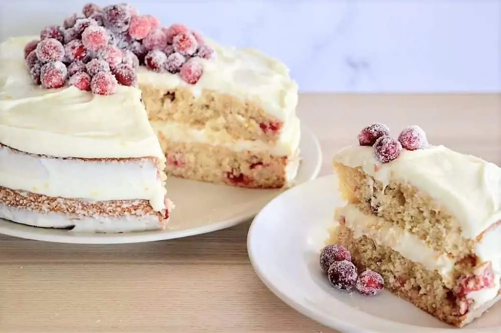 Cranberry Orange Spice Cake - Christmas Dessert Recipes