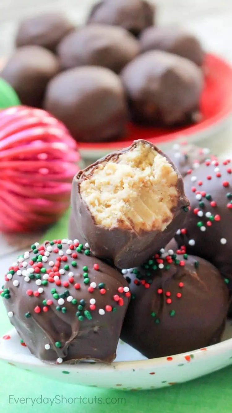 Holiday Peanut Butter Balls