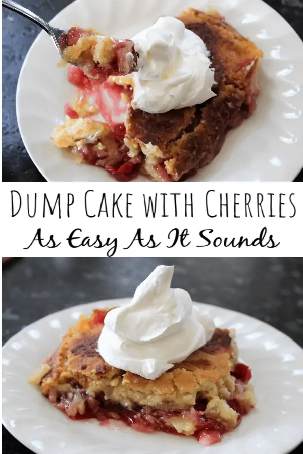 Dump Cake with Cherries: As Easy As It Sounds