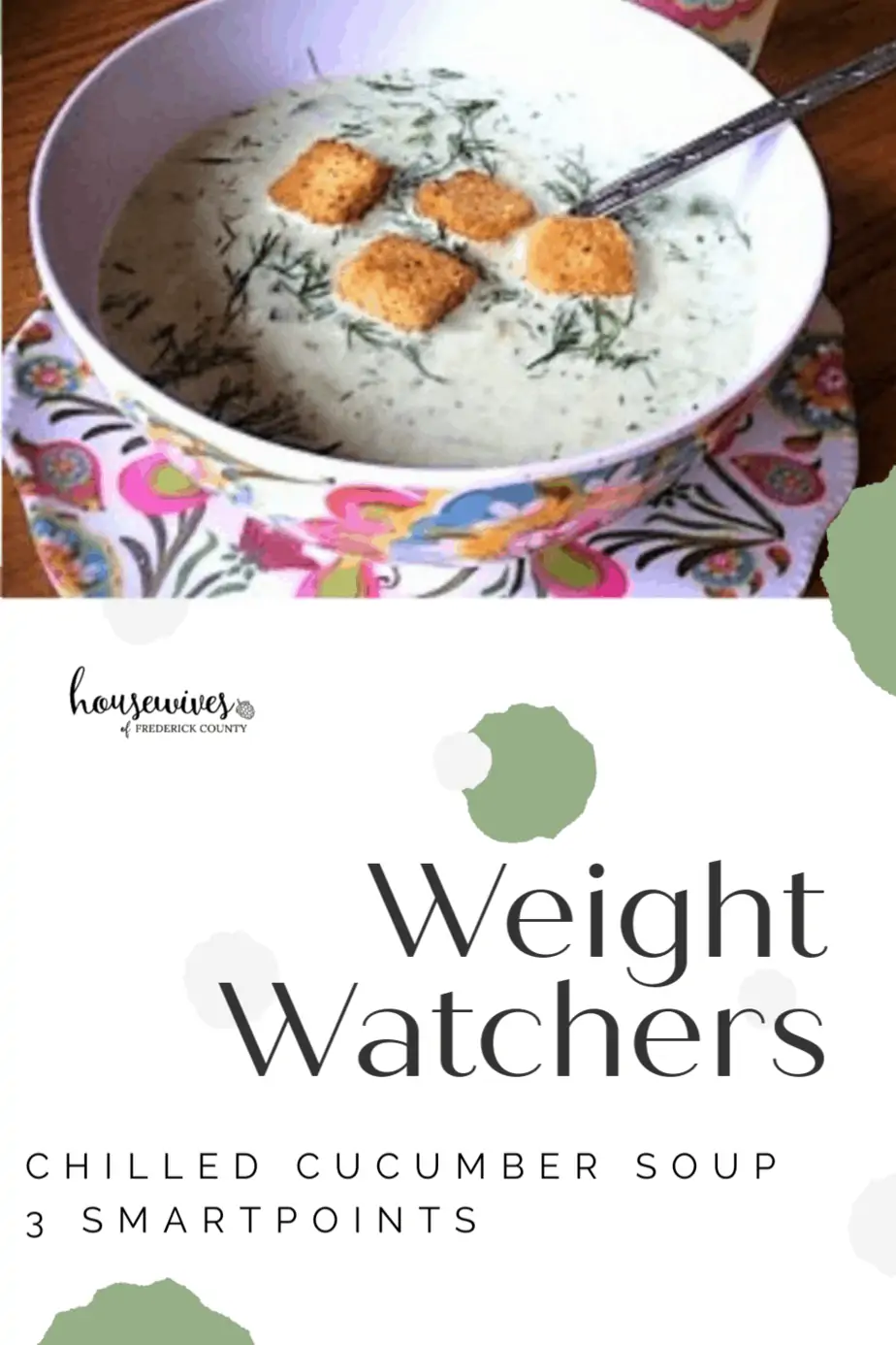 Chilled Cucumber Soup - 3 Weight Watchers SmartPoints