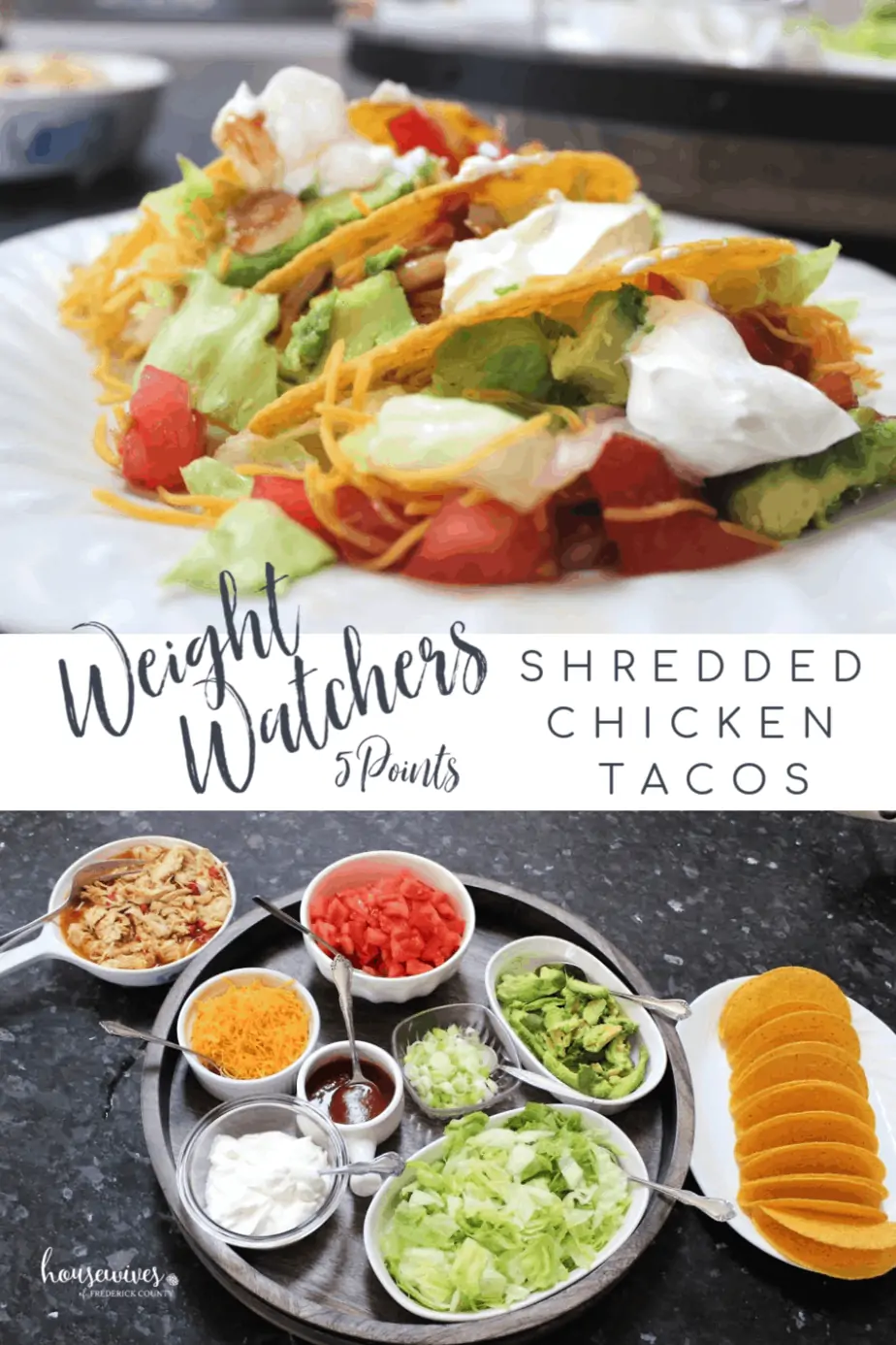 Weight Watchers Shredded Chicken Tacos: 5 SmartPoints