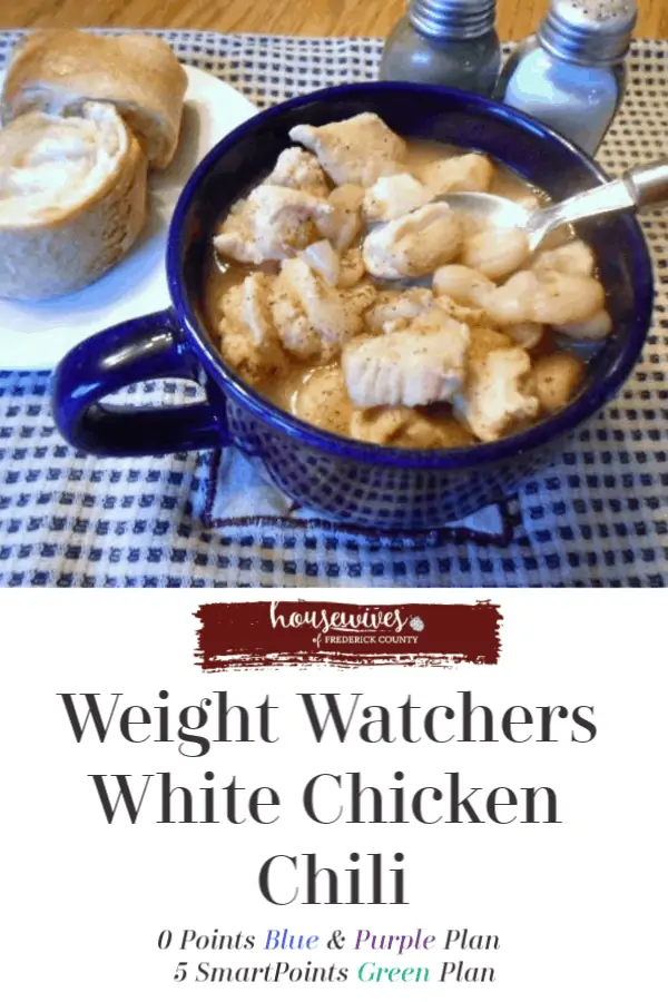 Weight Watchers White Chicken Chili - 0 Points