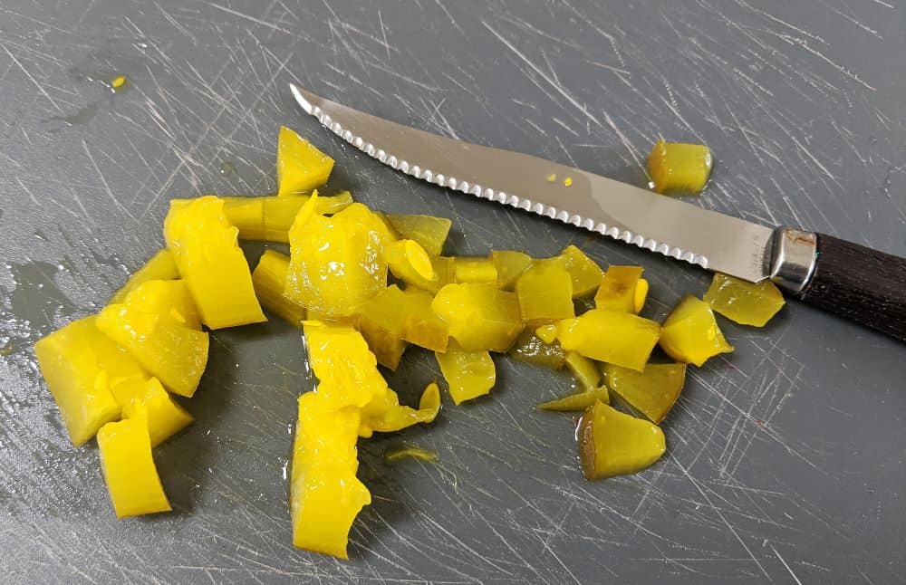 Chop pickle spear