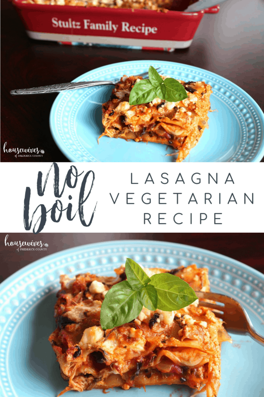 Simple No-Boil Lasagna Vegetarian Recipe with Spinach & Artichokes