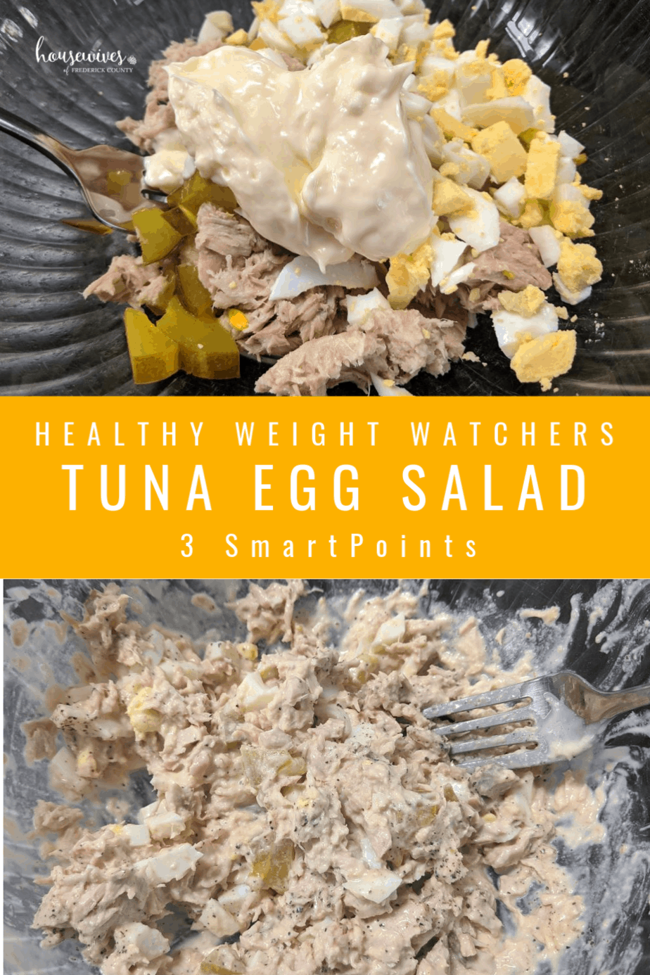 Weight Watchers Healthy Tuna Salad with Egg: 3 SmartPoints