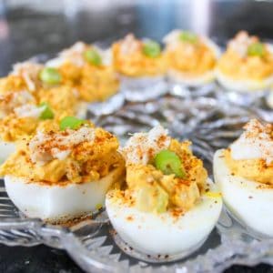 Crab Deviled Eggs