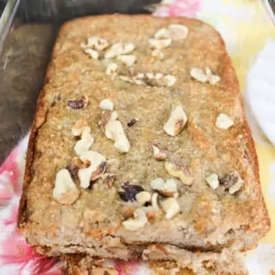 Almond Flour Banana Bread with Walnuts