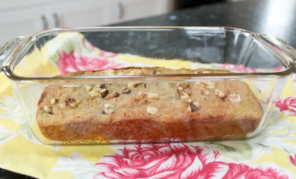 Almond Flour Banana Bread with Walnuts