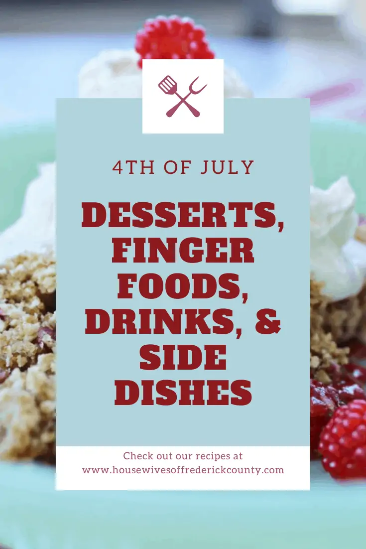 4th of July Desserts, Finger Foods, Drinks & Side Dishes