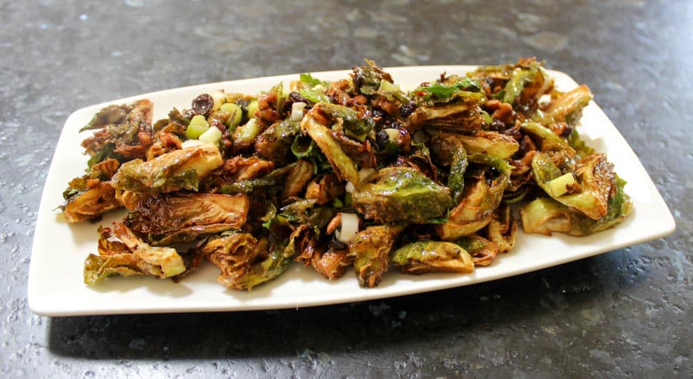 Ayse Meze Deep Fried Brussels Sprouts: A Frederick Favorite!