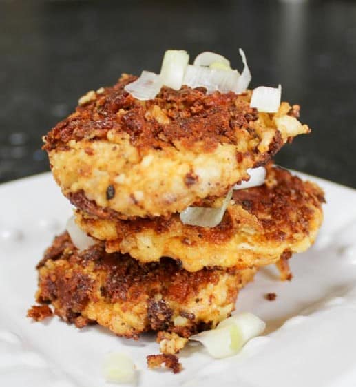 Cauliflower Fritters with Almond Flour Low Carb & Delicious