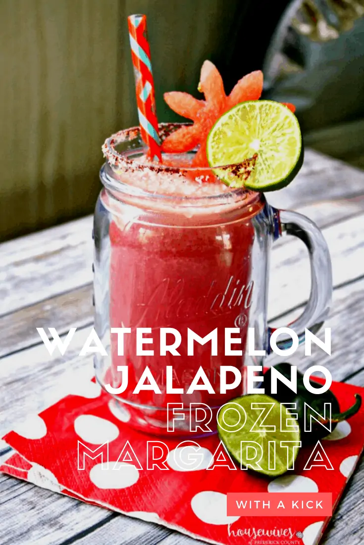 Frozen Margarita Recipe: Watermelon Jalapeno!