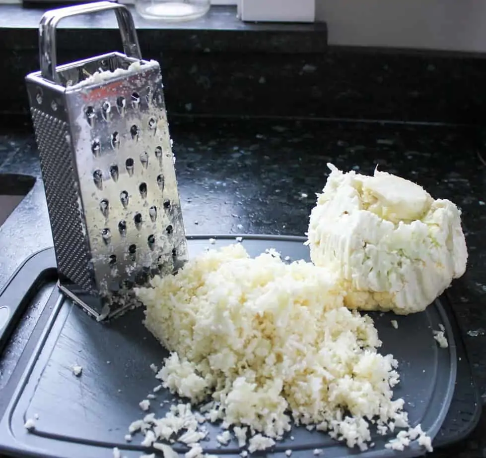 Making riced cauliflower