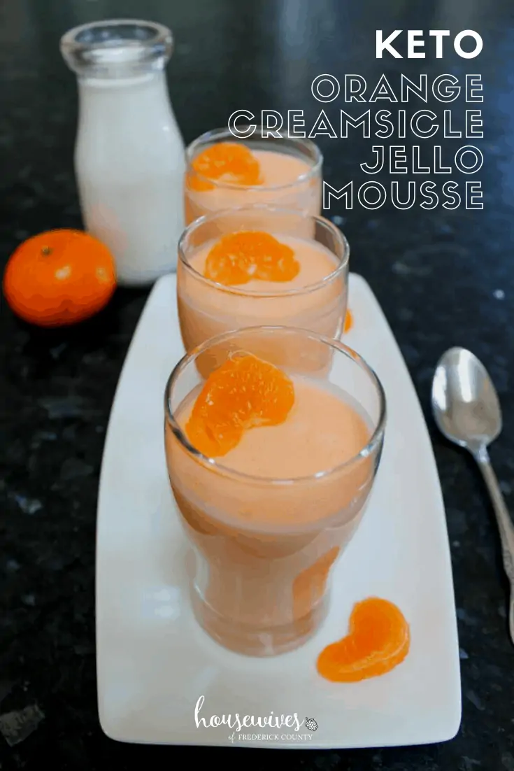 Keto Orange Creamsicle Jello Mousse