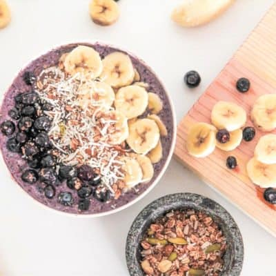 Blueberry Banana Smoothie Bowl