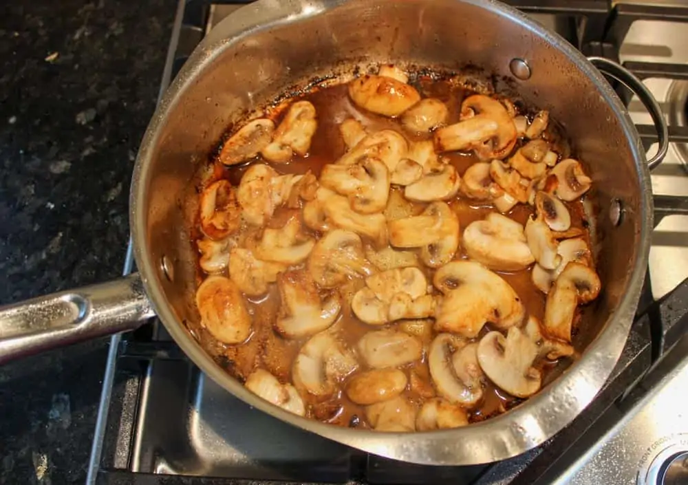 Chicken with Mushrooms & Creamy Brandy Sauce