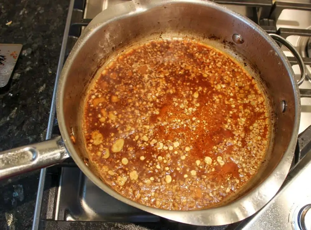 Make brandy sauce