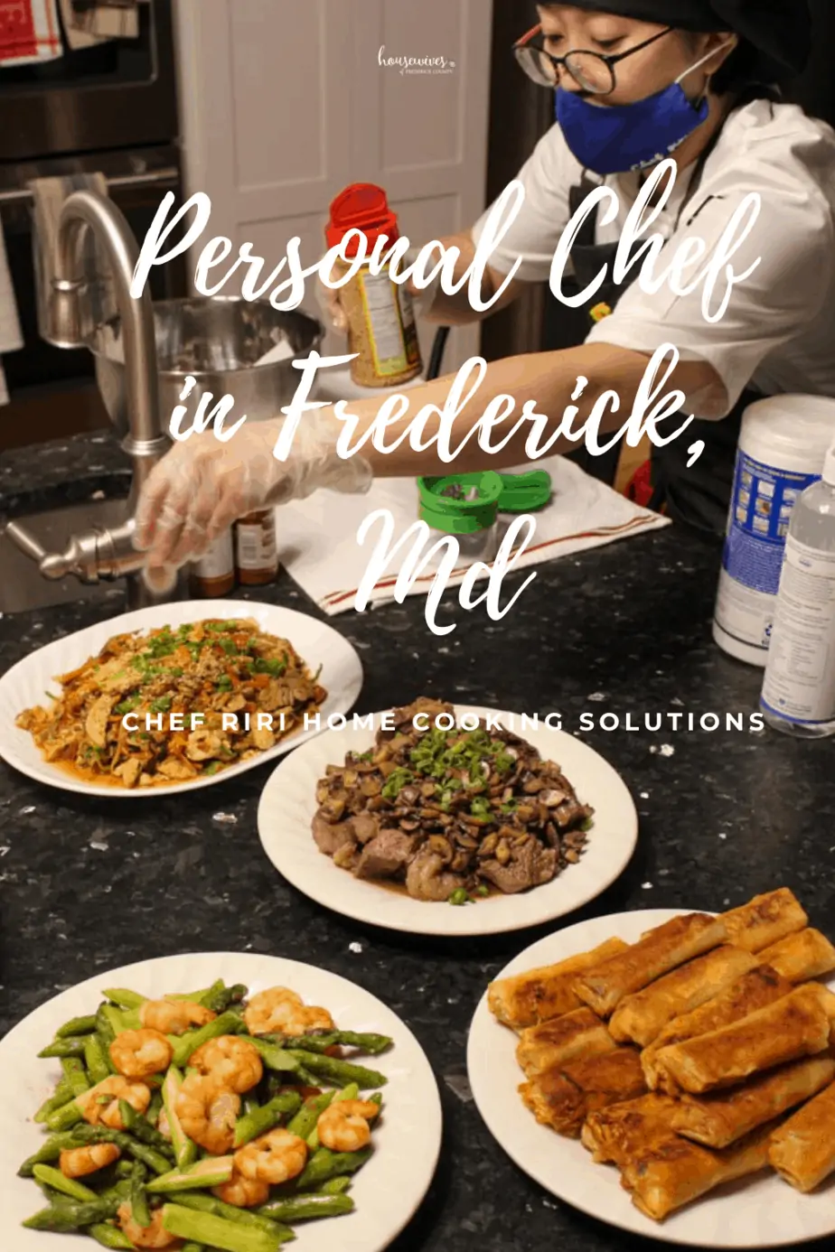 Personal Chef in Frederick Md: Riri with Home Cooking Solutions