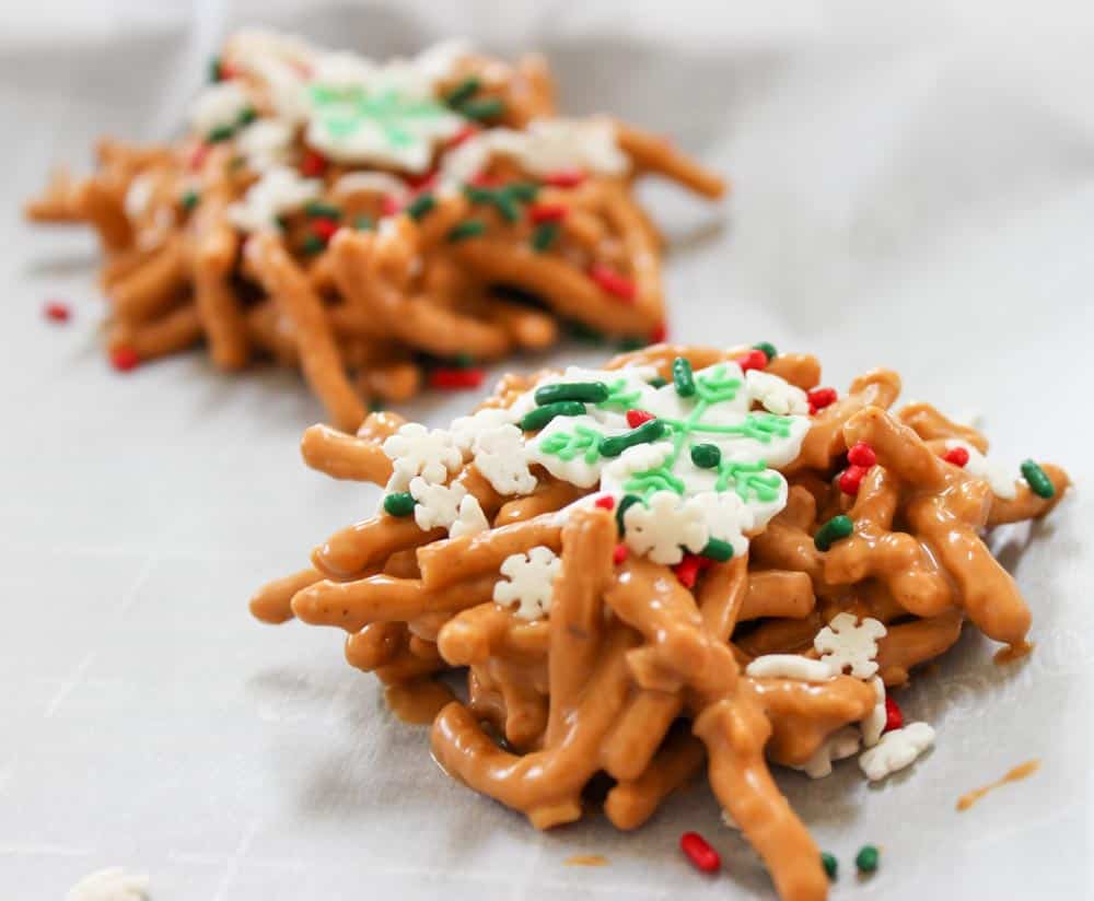 Easy Haystack Cookies with Butterscotch & Peanut Butter