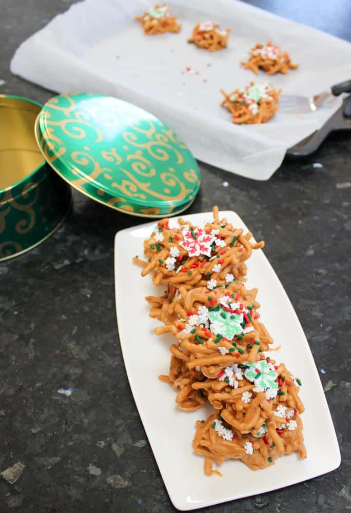Easy Haystack Cookies with Butterscotch & Peanut Butter