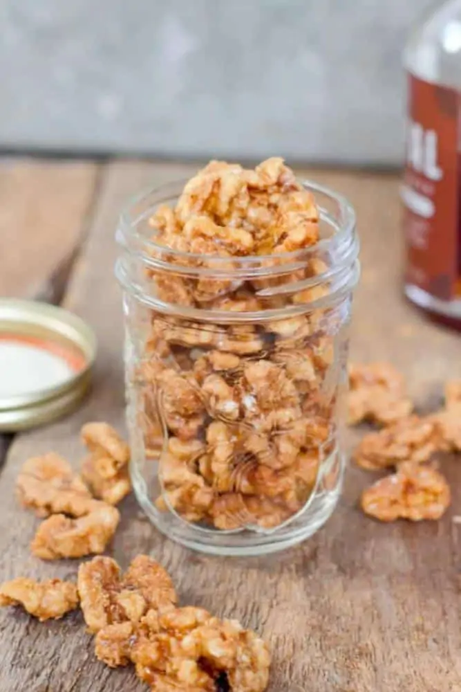 Maple Candied Walnuts