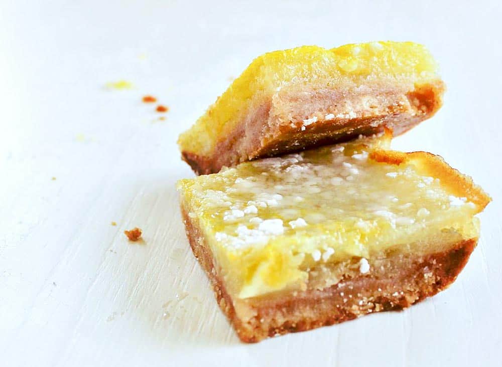 Healthy Lemon Bars Recipe | 5 SmartPoints 