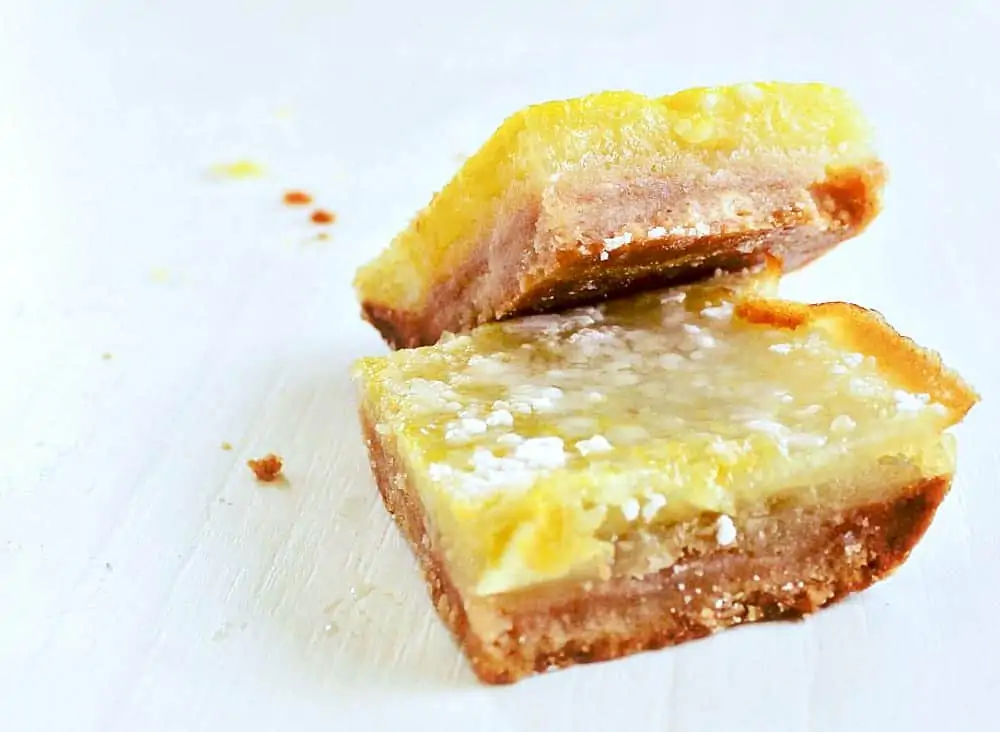 Healthy Lemon Bars Recipe with Pine Nut Crust: 5 WW SmartPoints