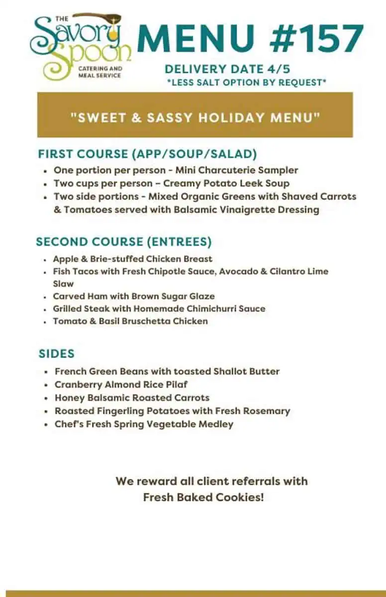 Savory Spoon Easter Dinner in Frederick Md