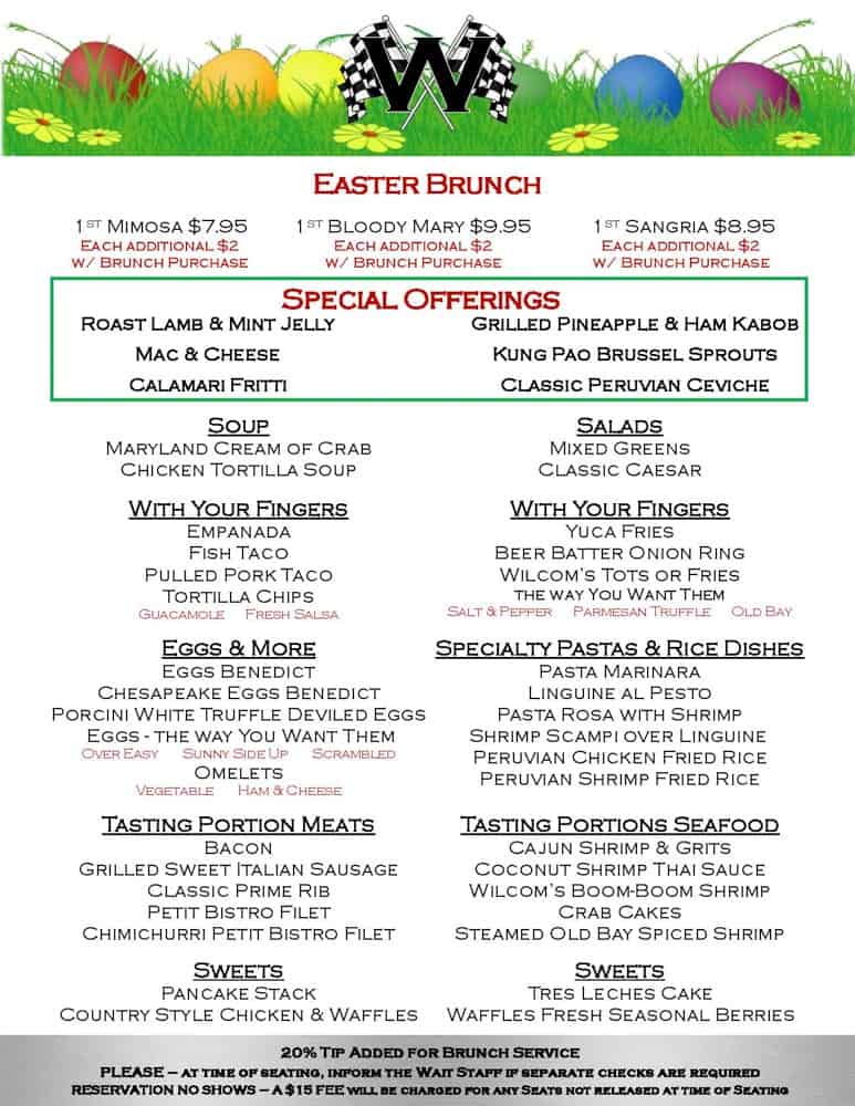 Where To Get Easter Dinner in Frederick Md (2021)