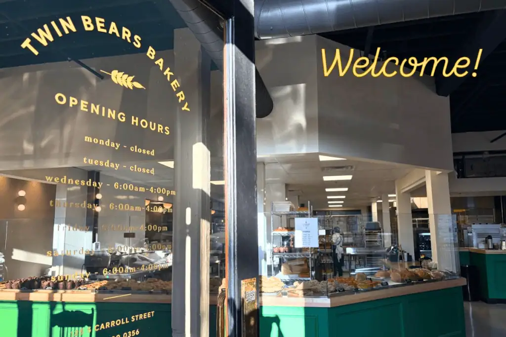 Get fresh sourdough bagels at Twin Bears Bakery in Frederick, MD