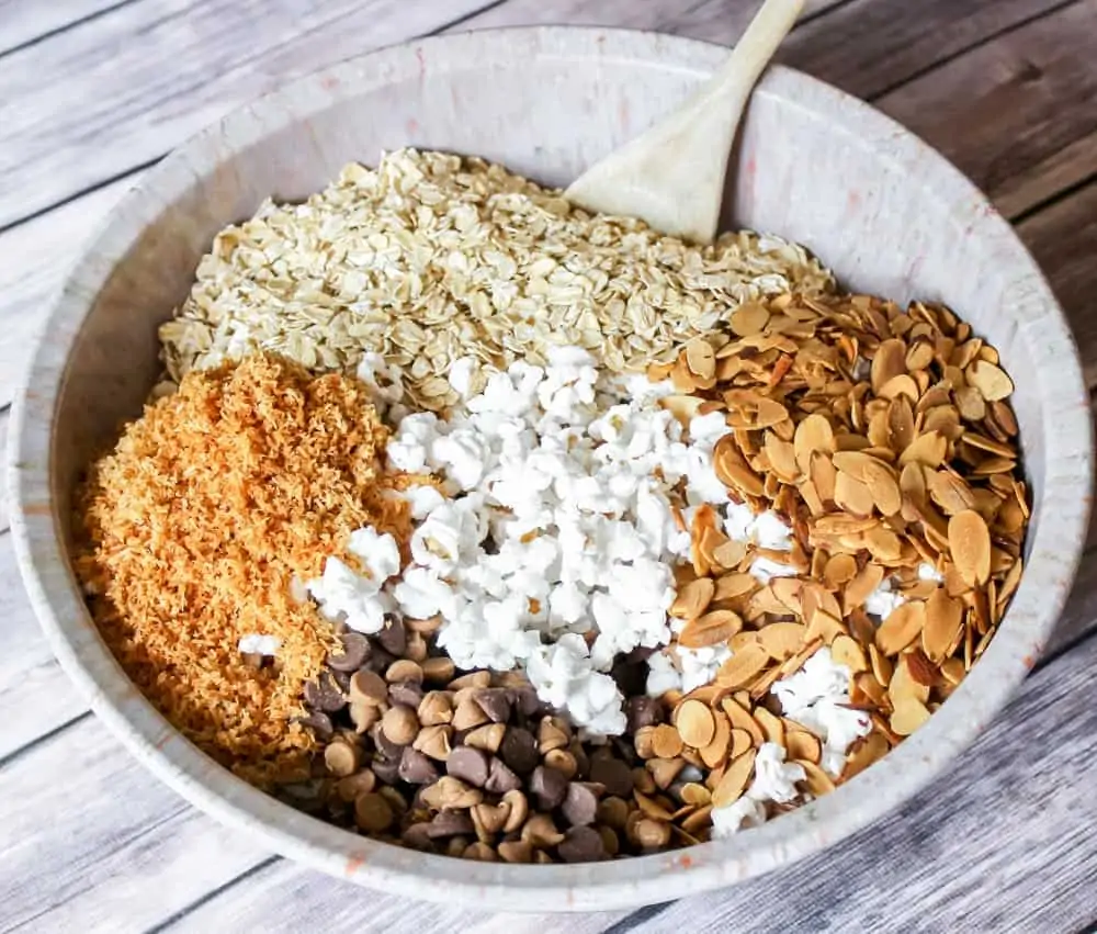 no bake granola bar recipe ingredients