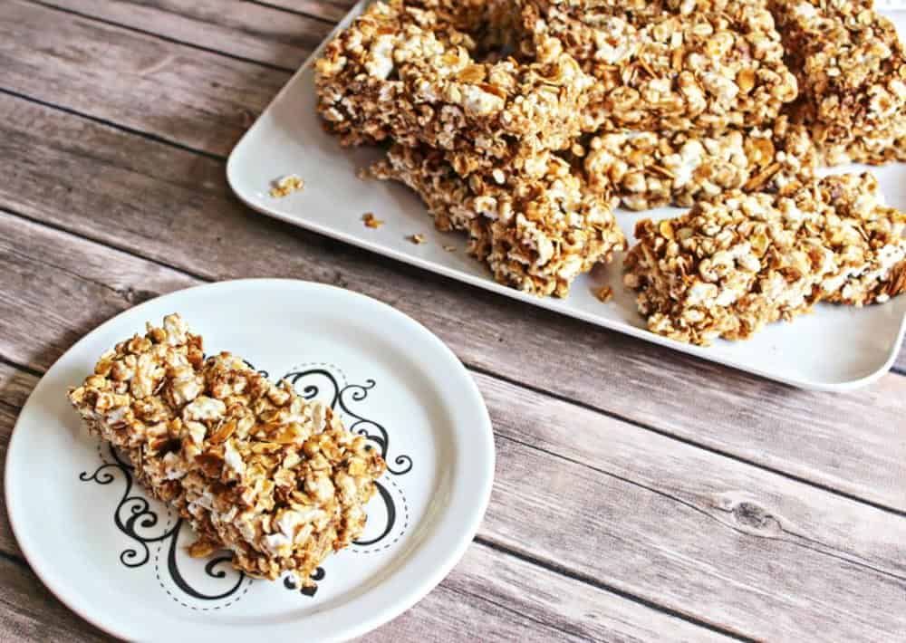 Easy No Bake Granola Bars Recipe with Peanut Butter Morsels