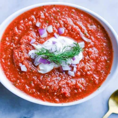 Traditional Gaspacho Soup Recipe with a Kick