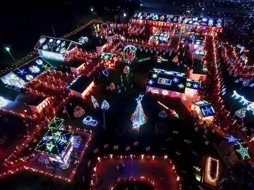 Christmas light displays near Frederick Maryland - Koziar's Christmas Village