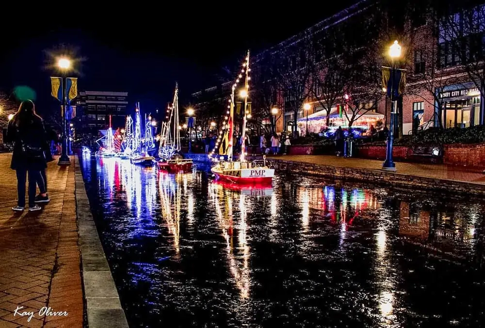 Christmas light displays near Frederick Maryland - Sailing Through the Winter Solstice