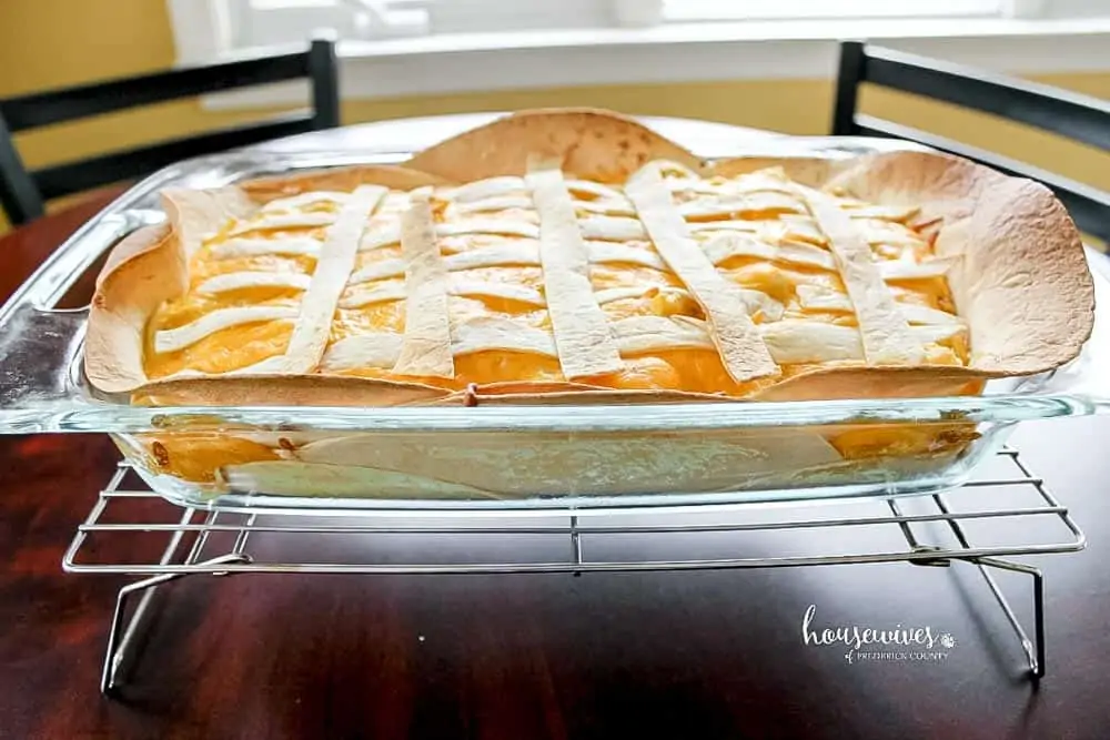 Layered Chicken Enchilada Casserole Recipe