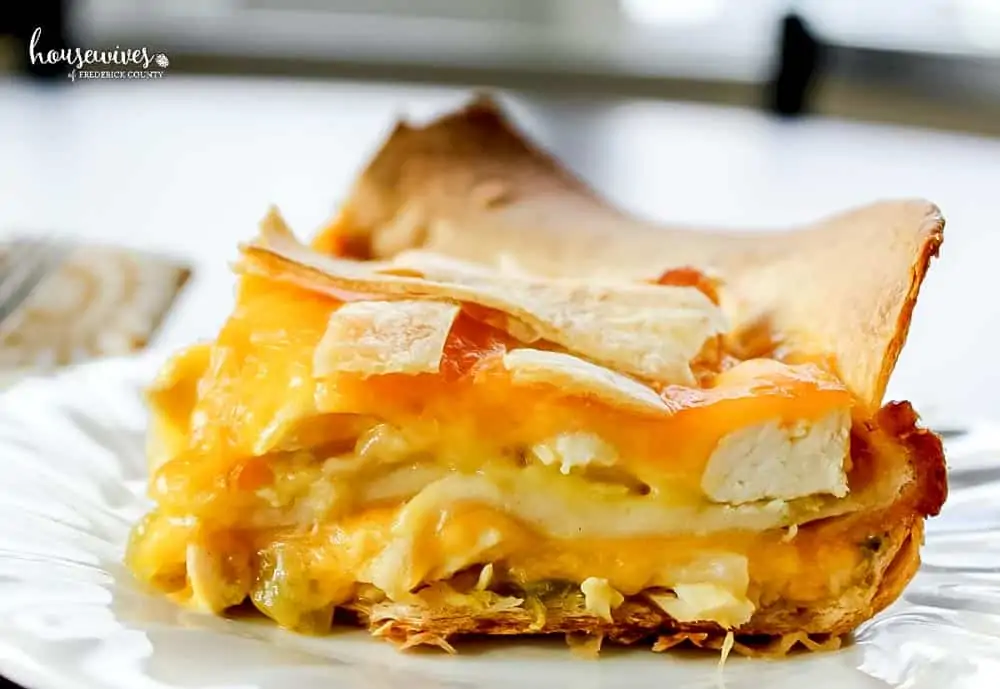 Layered Chicken Enchilada Casserole Recipe