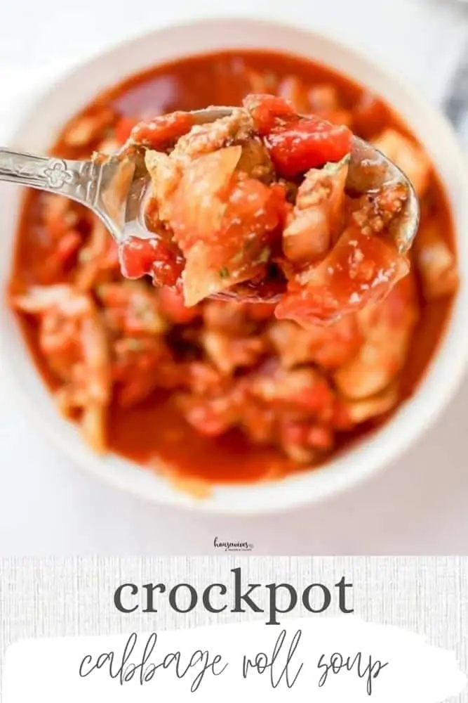 Crockpot Cabbage Roll Soup