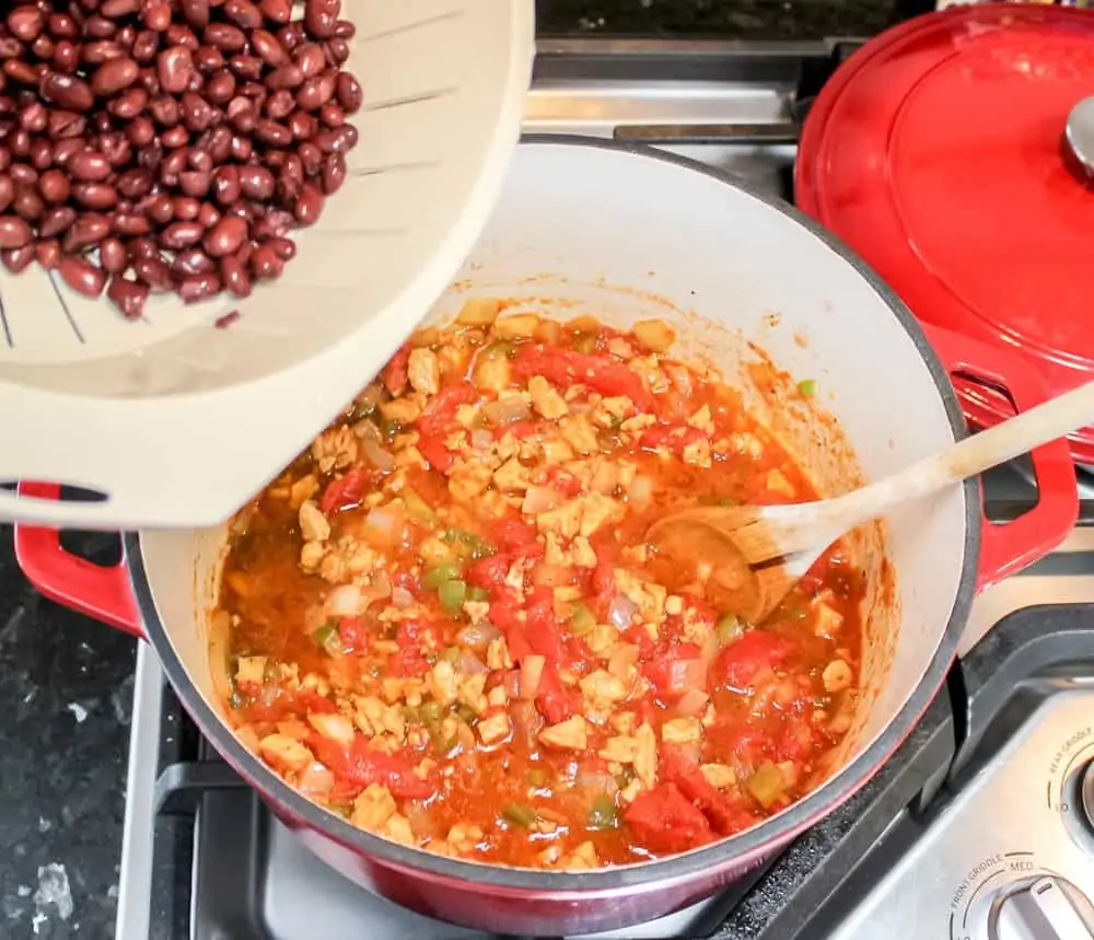 Simple Vegetarian Chili Sin Carne