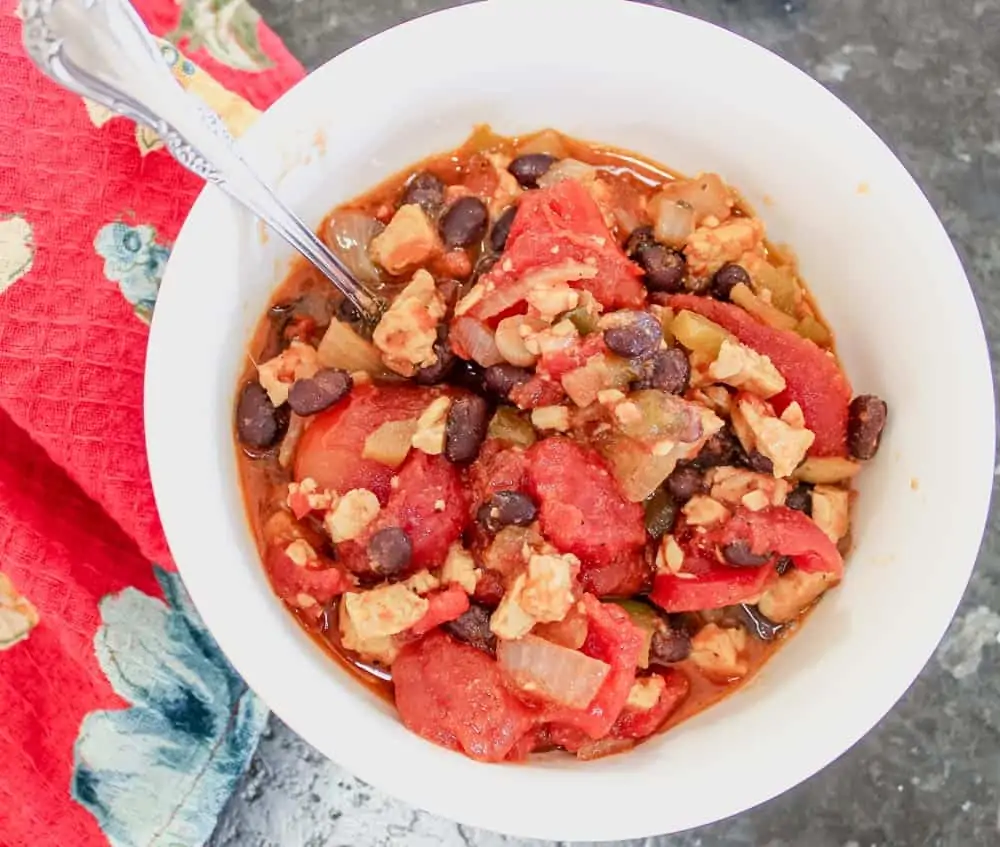 Simple Vegetarian Chili Sin Carne